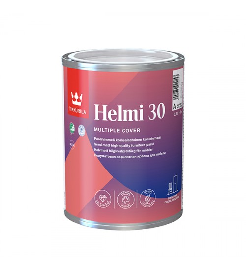 荷美纯水性木器面漆A漆0.9L