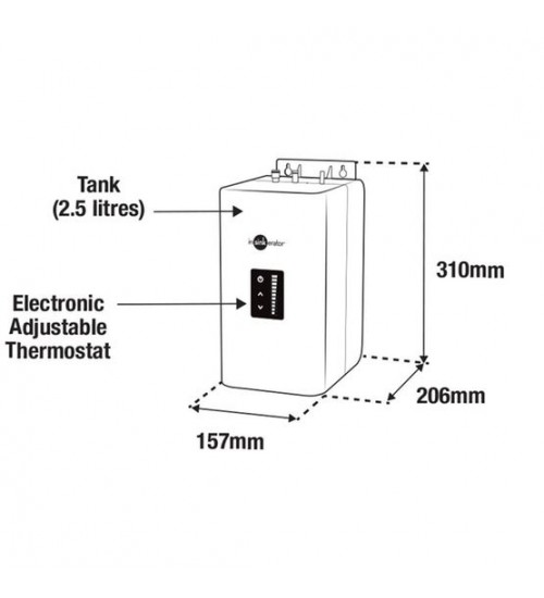 爱适易InSinkErator H3300 净水瞬间热饮系统 厨房冷热净水直饮机