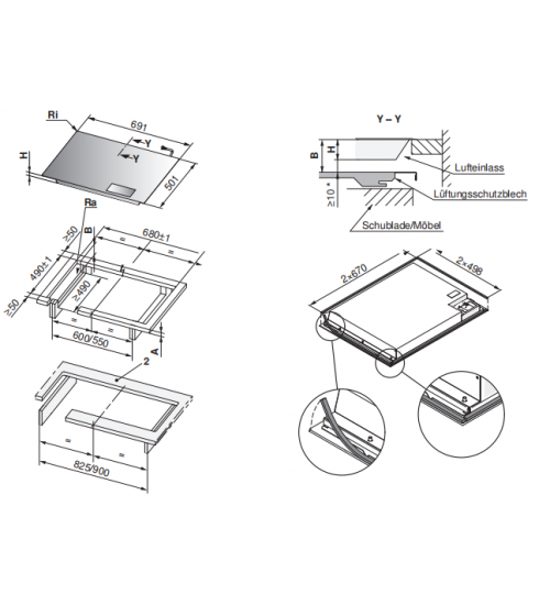 V-ZUG瑞族 CookTop V6000 I705 FullFlex电磁炉3113200003