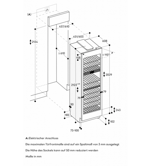 Gaggenau嘉格纳Vario Expressive系列RVW417170嵌入式酒柜