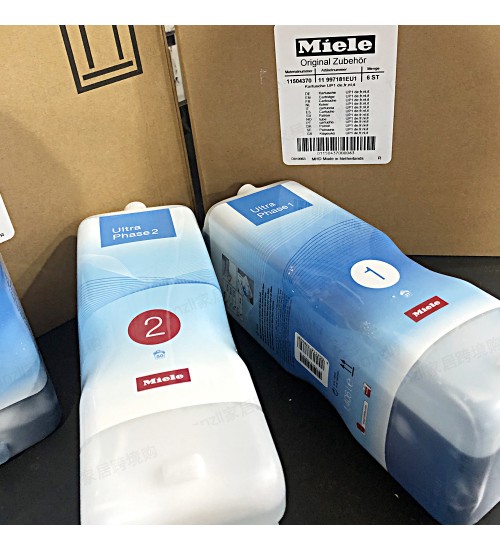 miele美诺UltraPhase 洗涤剂德国米勒自动配给洗衣液 套装