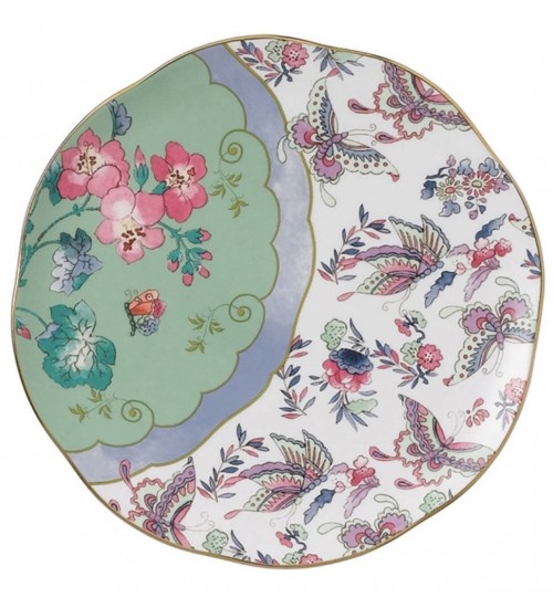 Wedgwood花间舞蝶系列4件套骨瓷餐盘礼盒餐具家用早餐