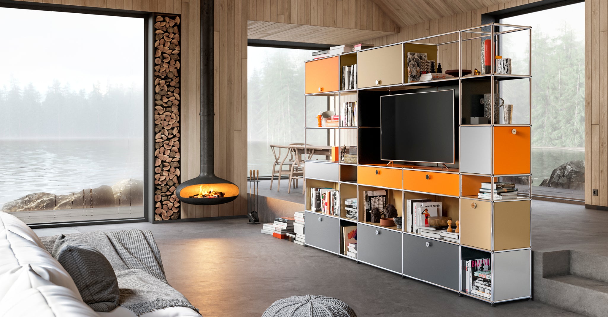 USM Haller意大利现代简约模块边柜 - USM 边柜